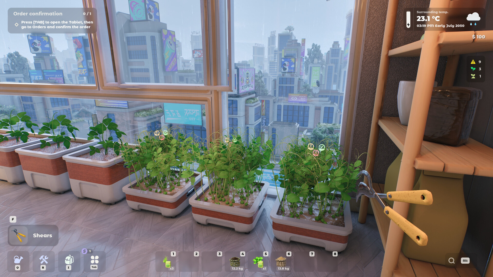 Kitchen & Recipes in Tiny Eden
